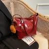 Bolsa transversal de ombro única, estilosa, versátil, estilo explosivo, transfronteiriça, para mulheres, bolsa tote de grande capacidade para o dia a dia, bolsa tote simples, estilo coreano, para mulheres