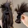 Moño de Cabello Sintético con un Look Desordenado y Natural, Anillo para el Cabello, Pinza para el Cabello, Accesorio para el Cabello, Peluca de Fibra Sintética