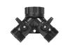 Conector de grifo al por mayor de fábrica, accesorios para equipos de riego de invernaderos de jardín, conector universal, conector rápido de tubería de agua.