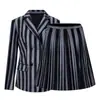 Roupa Cosplay Família Addams Destaque Vestido Estampado Wandinha Addams Cosplay