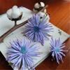Venta al por mayor de fábrica de flores artificiales, crisantemo con forma de garra de cangrejo, cabeza de flor, decoración del hogar, fondo de boda, accesorios de pared de flores, tocado Hanfu, arte floral