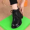 Nuevos Zapatos de Mujer Otoño/Invierno 2026 Botas tipo Martin con Forro de Piel Suave Zapatos Planos de Piel con Puntera Redonda Estilo Británico Botines de Piel Suave