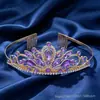 Peine para el Cabello con Corona Incrustada de Pedrería de Lujo Retro Corona de Novia Princesa Banquete de Cumpleaños Fiesta Estudio Fotográfico Estilismo en el Lugar Accesorios para el Cabello