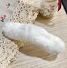 Coreia do Sul Dongdaemun Presilha de Bico de Pato de Pelúcia Preguiçosa Preta Feminina Presilha Elegante para a Parte Traseira da Cabeça Acessórios de Cabelo Celebridade da Internet