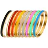 Pulsera de Acero de Titanio con Esmalte para Mujer, Lujo Accesible, Baño de Oro de 18K de Gama Alta, Pulsera de Acero Inoxidable Europea y Americana para Mujer, No se Desvanece
