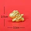 Micro Paisaje Zodiaco Caballo Dorado Auspicioso Hogar Escritorio Coche Escritorio Resina Manualidad DIY Decoración Adornos Pequeños