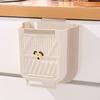 Cubo de Basura Plegable para Cocina Montado en Pared para Uso Doméstico, Adecuado para Puertas de Gabinete, Contenedor de Almacenamiento para Residuos de Cocina, Cesta para Papel Higiénico de Baño
