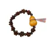 Pulsera DIY Estilo Vintage de Granos de Café Naturales Premium, Imprescindible para Puestos de Cafeterías, Pulsera con Aroma Fuerte de Huella de Gato al por Mayor