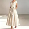 Vestido de Noite 2026 Novo Estilo Decote em V Bordado Elegante Longo Preto Adequado para Uso Diário por Socialites no Ebay, Vestido Emagrecedor