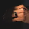 Anillo para Hombre Guitarra Eléctrica Estilo Rock Punk Diseño de Nicho Ins para Mujer Hip-Hop Anillo Ajustable para Dedo Índice Personalidad
