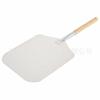 Amazon superventas pala de pizza de aluminio con mango de madera de 12 pulgadas 14 pulgadas pala para hornear pizza mango recto herramientas para hornear de cocina