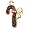 Conjunto de 30 Acessórios de Esmalte de Natal para DIY: Papai Noel, Boneco de Neve, Sino, Rena, Pingentes de Pulseira, Chaveiros