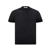 Camiseta de Manga Corta con Degradado Retro Lavada al Agua para Hombre Verano Nuevo Estilo Academia Versión Coreana Simple Holgada Casual Versátil Top para Mujer