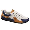 Zapatos de Malla de Verano para Hombre Explosiones Transfronterizas Malla Hueca Transpirables Zapatos Deportivos Casuales Suela Suave Ligeros Slip-on Zapatos para Correr