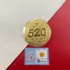 Panqueque de Oro Oro Puro 999 Regalo para Mamá Te Quiero Feliz Cumpleaños 520 Adorno Popular de Panqueque Disponible para Mayorista