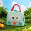 Bolsa de almoço de desenho animado de moda com arroz grande saco de gelo Bolsa de isolamento de filme de alumínio para piquenique de trabalho Bolsa de lancheira para crianças