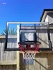 Aro de Baloncesto Montado en la Pared Soporte de Baloncesto para Exteriores Aro de Baloncesto Estándar Tablero para Uso en Interiores Niños Exteriores Hogar Canasta de Tiro Montada en la Pared