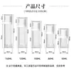 En Stock 50ml 80ml 100ml 125ml 150ml Transparente como Plástico Botella de Vacío con Presión Botella para Loción Botella Recargable
