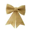 Nuevo colgante de lazo de plástico con purpurina de Navidad para crear una atmósfera festiva, adecuado para escaparates de casas y decoraciones de árboles de Navidad