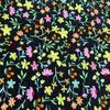 Explosiones 100g tela con estampado floral de patrón arrugado primavera y verano camisa vestido falda para mujer tela para ropa de niños