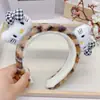 Linda Diadema de Felpa de Gato con Estampado de Leopardo para Lavado de Cara, Maquillaje y Mascarilla Facial, Diadema Especial de Dibujos Animados, Pinza para el Pelo de Gato Kt, Accesorios para el Cabello para Mujeres