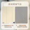 Tela de Pared Autoadhesiva Color Crema Recámara Sala de Estar Papel Tapiz Impermeable Cabecera Bolsa Blanda Panel de Pared Tela de Pared Decorativa para Pared de Fondo de TV