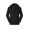 Chaqueta polar para hombre, marca de moda transfronteriza, color contrastante, pareja, desmontable, tres en uno, chaqueta de montañismo impermeable