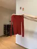 Suéter de Punto Bm Estilo Chica Dulce y Picante Ligeramente Maduro para Mujer, Otoño e Invierno, Cuello en V, Corte Entallado, Canalé, Manga Larga, Capa Base, Suéter Versátil