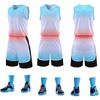Conjunto Esportivo Wei Pao Uniforme de Basquete Uniforme de Equipe de Competição Masculina Jersey de Basquete Emagrecedor Estampado Camisa de Treino Verão Corrida