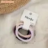 Novo Anel de Toalha Pequeno Fresco Alta Elasticidade Estilo Fino Prendedor de Cabelo Básico Versátil Prendedor de Cabelo Infantil Elástico Corda de Cabelo Venda por Atacado