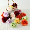 Flores de Simulação Cabeças de Flores de Rosa de Seda Flores de Simulação Decoração de Casamento Materiais de Flores DIY Arranjo de Parede de Flores Feito à Mão Acessórios de Flores Artificiais