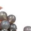 Ágata púrpura ahumada cuentas con patrón de retorno Cuentas sueltas de jade Pulsera de calcedonia Quiero dejar accesorios de joyería Cuentas hechas a mano al por mayor