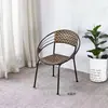 Cadeira com encosto, banquinho baixo, cadeira de vime para lazer, cadeira de jantar, pequena cadeira de vime, feita à mão, oferta especial para uso doméstico, sala de estar, varanda