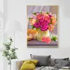 Comércio Exterior Transfronteiriço Pintura de Diamante 5D Completa Diamante Mosaico de Flores Pintura Bordada Pintura Decorativa Fábrica Atacado 40*50