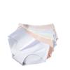 Ropa interior sin costuras de color sólido simple para mujer Algodón puro Cintura media Antibacteriana Transpirable Calzones Ropa interior para niñas Fabricante transfronterizo Venta al por mayor