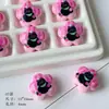 Coleção Rosa Barbie 2.0 Acrílico Laço Gato Chá com Leite Flor Artesanal DIY Corrente para Celular Material Acessórios
