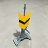 A base vertical do desvio ferroviário é reforçada e fundida em forma, equipada com um componente de transmissão por articulação para o desvio vertical.