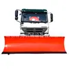 Pá de Neve Montada em Veículo, Equipamento de Remoção de Neve para Ruas, Caminhão de Limpeza, Pá de Neve, Escova Rotativa para Varrição de Neve em Estradas, Máquina de Limpeza de Neve