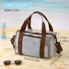 Bolsa de Praia Respirável de Malha Transfronteiriça, Bolsa Grande de Mão e Transversal para Equipamento de Natação na Beira-Mar, Bolsa Portátil de Armazenamento para Viagem