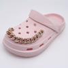 Atacado Personalizado Removível Metal Flores para Sapatos Tamancos Acessórios de Diamante Sapatos de Jardim Ferragens Acessórios Decorativos Joias de Diamante