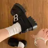 Zapatos de Cuero Antideslizantes de Tacón Grueso de Caña Baja, Versátiles y de Moda, Zapatos Individuales, Nuevos Mocasines Franceses de Moda 2025 para Mujer