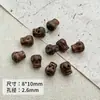 Versátiles Pulseras de Madera Maciza con Cuentas Retro Cuentas Sueltas Pulseras Hechas a Mano DIY Cuentas Espaciadoras Material Accesorios de Joyería