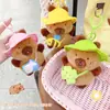 Muñeco de Capibara Lindo Vamos a Salir Juntos Colgante Peluche Colgante de Bolsa Llavero Muñeco Muñeco