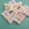 Contas de imitação de jade, contas de vidro antigas, gradiente, bambu, joias, feito à mão, DIY, grampo de cabelo, vidro, 6X12mm
