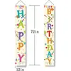 Pareados de Cumpleaños Transfronterizos Más Vendidos Decoración de Fiesta de Cumpleaños Banderines de Pareados Amazon Atmósfera de Fiesta Banderines Colgantes Venta al por Mayor