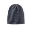 Cachemira 2025 Otoño e Invierno Nuevo Sombrero Casual de Punto de Moda Cálido y Grueso de Color Puro con Cable Elegante para Mujer
