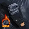 Jeans masculinos quentes com forro de fleece, coleção de outono, estilo pai de meia-idade, jeans de perna reta business casual, cintura média-alta
