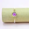 Flores Secas Europeas y Americanas Más Vendidas, Flores Reales, Flores de Cerezo, Pulseras de Piedras Preciosas de Vid para el Tiempo, Joyería, Atractivos Frescos y Dulces, Mejores Amigas Más Vendidas
