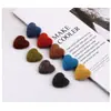 Bolsa Tejida de Algodón con Corazón de Melocotón Botón de Tela Material para Broche de Tocados Hecho a Mano Pendientes Caseros Accesorios para Aretes de Lóbulo