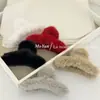 Grampo de Cabelo de Pelúcia Cruzado para Outono e Inverno para Mulheres, Grampo de Cabelo para a Parte de Trás da Cabeça, Presilha Tubarão, Simples Elegante, Grampo de Cabelo Versátil